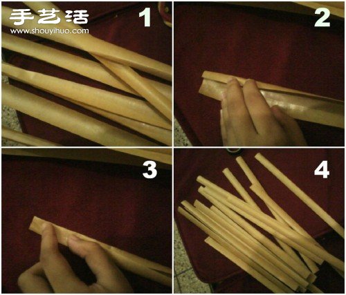 牛皮紙折紙手工制作圓形方形收納盒圖解 -  rpnrmr.com