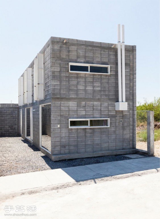 混凝土塊堆成的小屋 Modern Box House -  rpnrmr.com