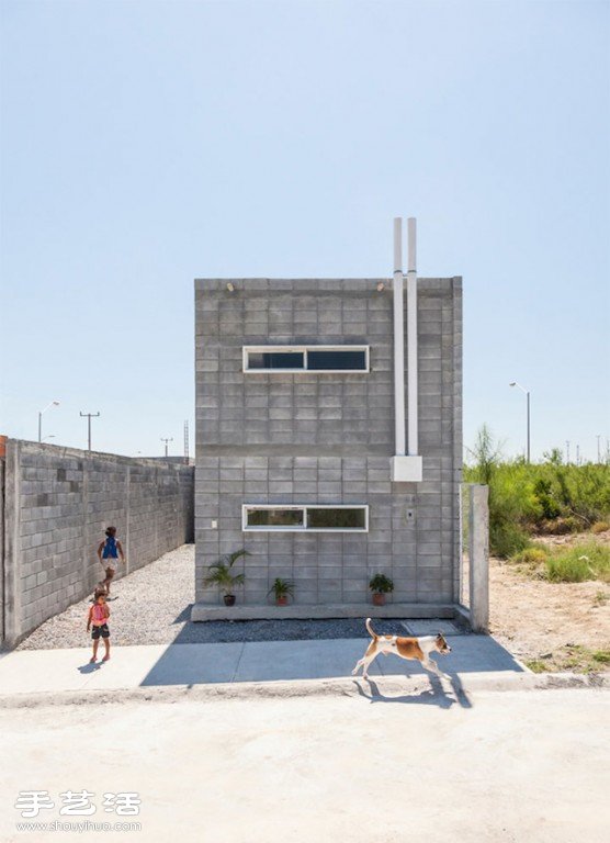 混凝土塊堆成的小屋 Modern Box House -  rpnrmr.com