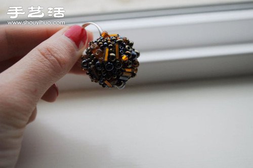 簡單串珠戒指DIY手工制作圖解教程 -  rpnrmr.com