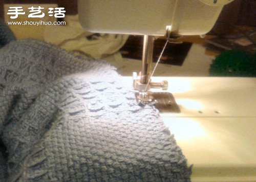 舊毛巾手工改造DIY制作拼布披巾/浴巾 -  rpnrmr.com