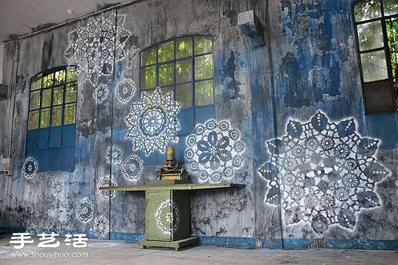 蕾絲花兒創(chuàng)意涂鴉藝術DIY -  rpnrmr.com