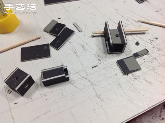 紙盒子手工制作可以變形的擎天柱模型玩具 -  rpnrmr.com