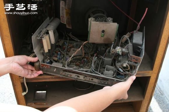 舊電視手工DIY改造懷舊魚缸水族箱圖解教程 -  rpnrmr.com