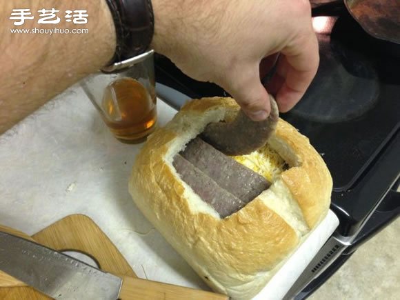 DIY超大的雙層牛排漢堡 這下夠吃了吧！ -  rpnrmr.com