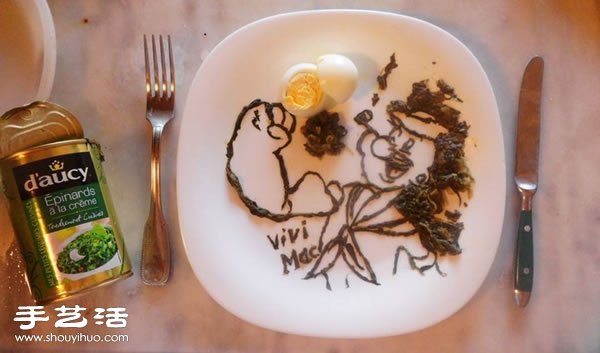 跟著法國藝術(shù)家Vivi Mac一起玩食物繪畫 -  rpnrmr.com