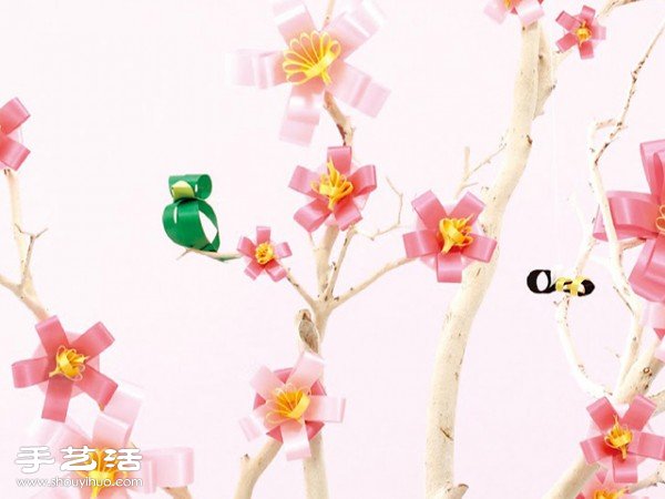 彩色綢帶DIY制作的各種可愛小裝飾品 -  rpnrmr.com