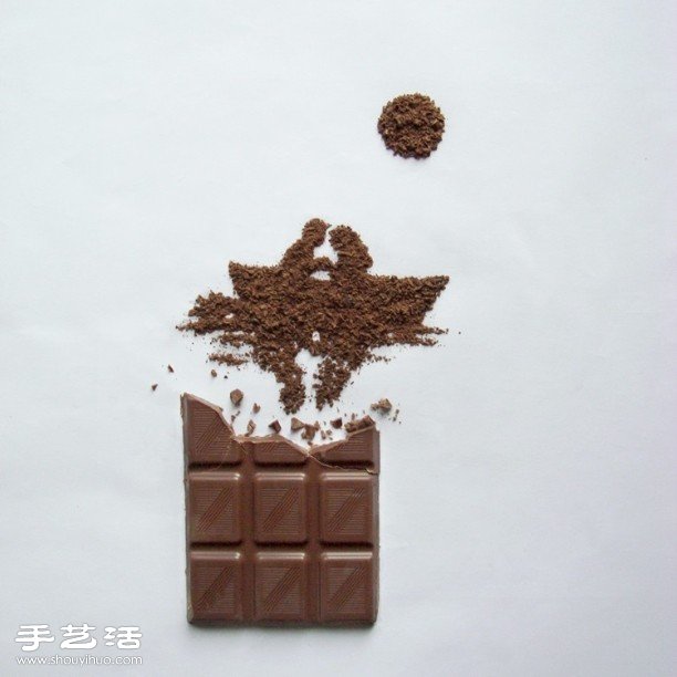 利用巧克力創(chuàng)意DIY繪制愛情主題圖案 -  rpnrmr.com