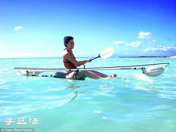 全透明獨木舟設(shè)計 讓你一眼盡收海底美景 -  rpnrmr.com