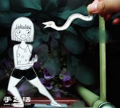 DIY超有趣的創(chuàng)意互動(dòng)剪紙畫 -  rpnrmr.com