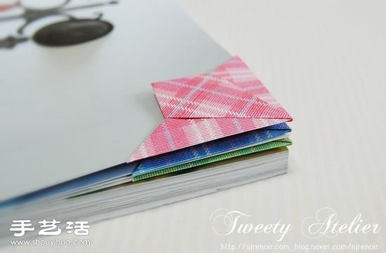 三角形書簽折紙方法 折三角形書簽圖解教程 -  rpnrmr.com