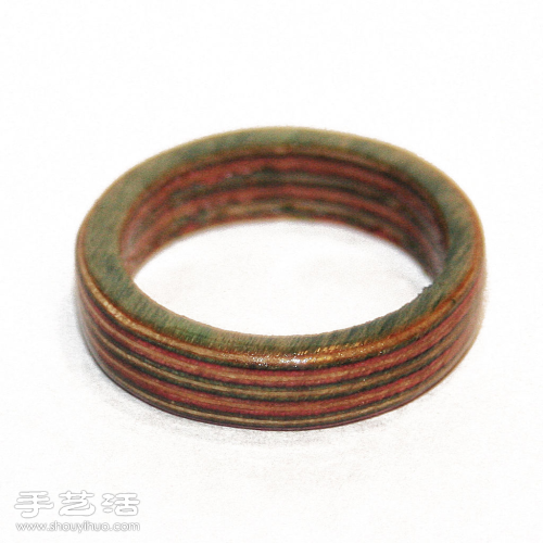 純手工打造圓環(huán)木戒指圖解教程 -  rpnrmr.com