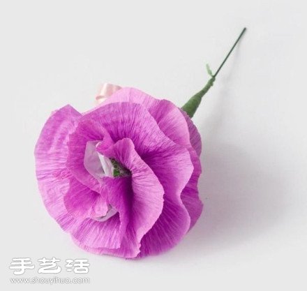 美麗皺紋紙花束手工制作方法圖解教程 -  rpnrmr.com