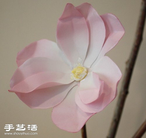 卡紙手工制作漂亮木蘭花的方法圖解教程 -  rpnrmr.com