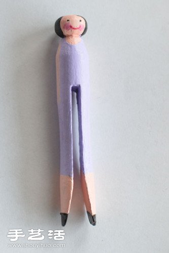 毛線+木夾子 DIY手工制作婚慶用花仙子玩偶 -  rpnrmr.com