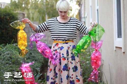 玻璃紙DIY手工制作超夢幻糖果燈圖解教程 -  rpnrmr.com