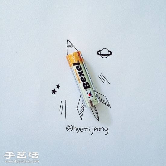韓國插畫師Hyemi Jeong的創(chuàng)意簡筆畫 -  rpnrmr.com