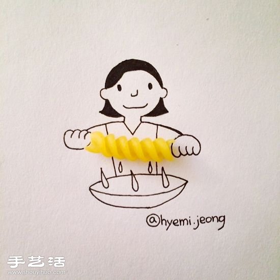 韓國插畫師Hyemi Jeong的創(chuàng)意簡筆畫 -  rpnrmr.com
