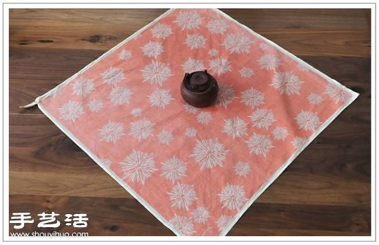 用方布包扎茶壺的方法 茶壺的包法圖解教程 -  rpnrmr.com