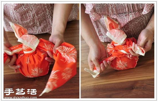 用方布包扎茶壺的方法 茶壺的包法圖解教程 -  rpnrmr.com