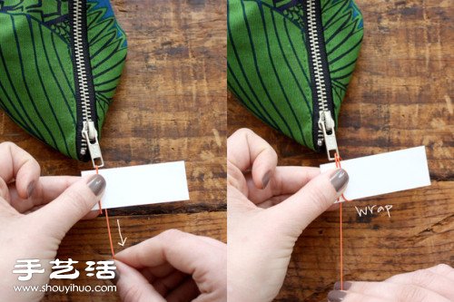 帶拉鏈自然風(fēng)手工布袋/手袋制作圖解教程 -  rpnrmr.com