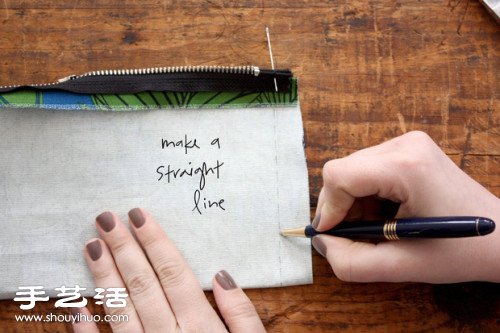 帶拉鏈自然風(fēng)手工布袋/手袋制作圖解教程 -  rpnrmr.com