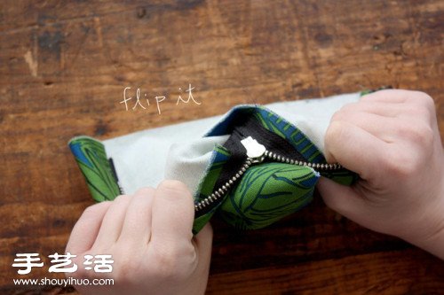帶拉鏈自然風(fēng)手工布袋/手袋制作圖解教程 -  rpnrmr.com