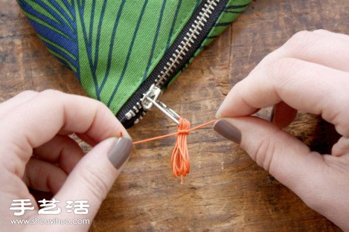 帶拉鏈自然風(fēng)手工布袋/手袋制作圖解教程 -  rpnrmr.com
