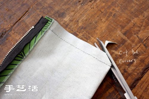 帶拉鏈自然風(fēng)手工布袋/手袋制作圖解教程 -  rpnrmr.com