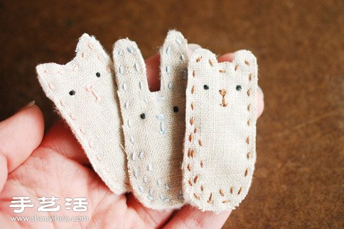不織布手工制作可愛(ài)小動(dòng)物胸針圖解教程 -  rpnrmr.com