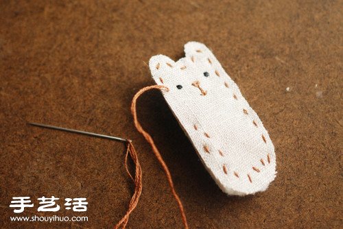 不織布手工制作可愛(ài)小動(dòng)物胸針圖解教程 -  rpnrmr.com