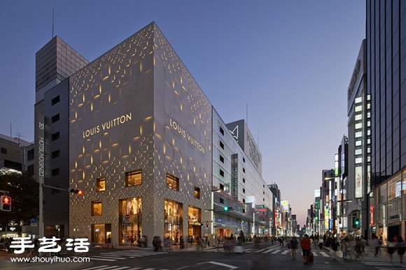 時(shí)尚品牌 LV 東京銀座店建筑外觀設(shè)計(jì) -  rpnrmr.com
