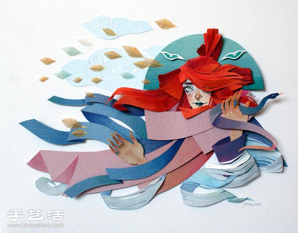 超強(qiáng)日本浮世繪風(fēng)格紙藝藝術(shù)作品 -  rpnrmr.com