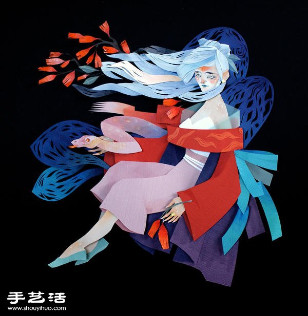超強(qiáng)日本浮世繪風(fēng)格紙藝藝術(shù)作品 -  rpnrmr.com