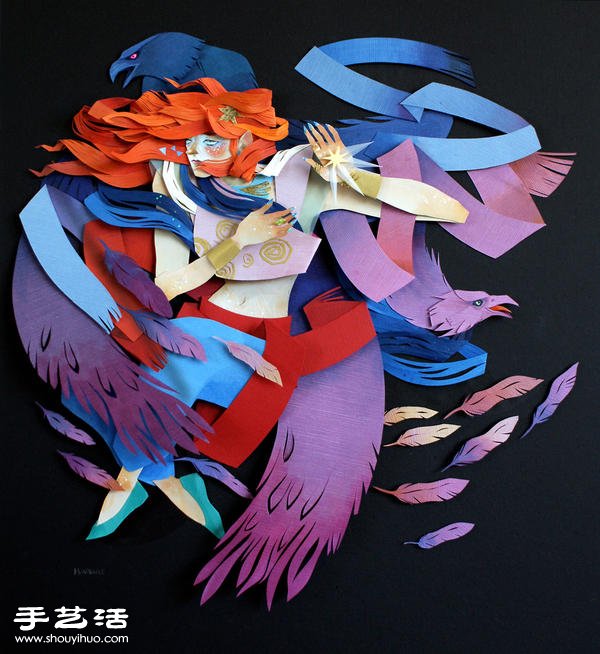 超強(qiáng)日本浮世繪風(fēng)格紙藝藝術(shù)作品 -  rpnrmr.com