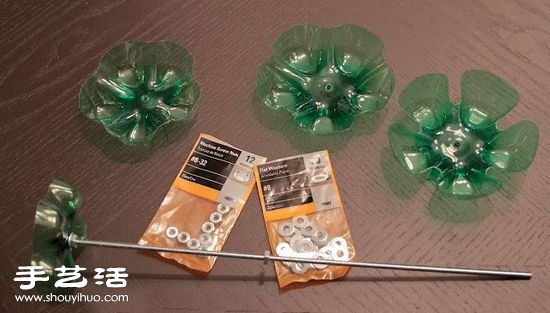 雪碧瓶子手工制作漂亮的首飾架圖解教程 -  rpnrmr.com