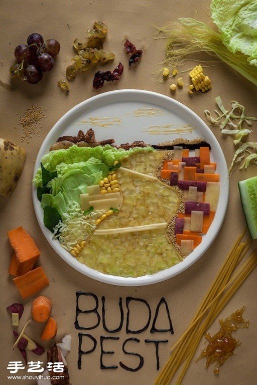 藝術(shù)家們利用各種食材DIY的創(chuàng)意拼貼畫 -  rpnrmr.com