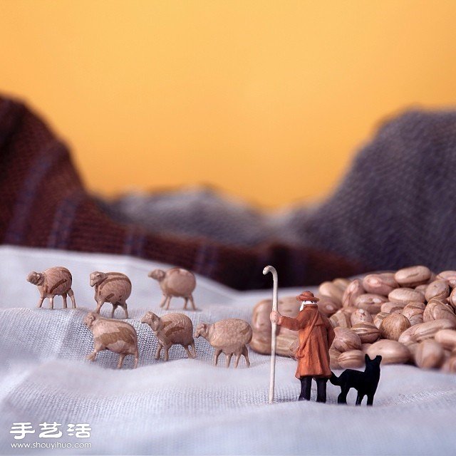 藝術(shù)家們利用各種食材DIY的創(chuàng)意拼貼畫 -  rpnrmr.com