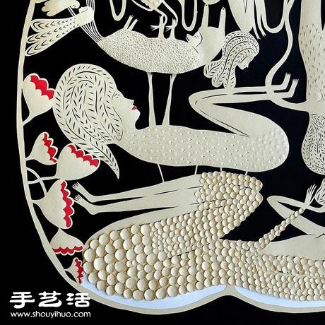 立體夸張的紙模作品 融合了多種手工技藝 -  rpnrmr.com