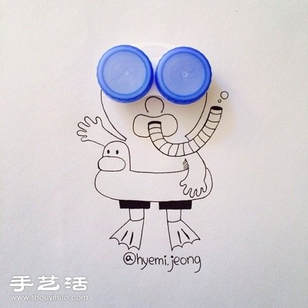 韓國插畫師Hyemi Jeong的創(chuàng)意簡筆畫(續(xù)) -  rpnrmr.com