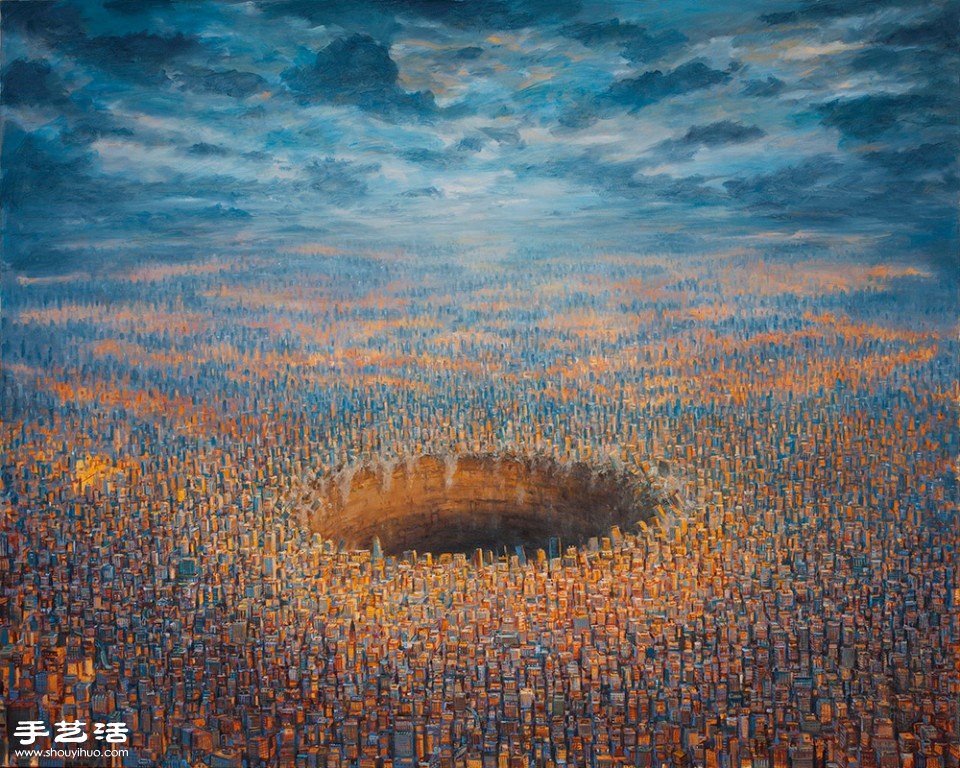 舊金山藝術(shù)家MICHAEL KERBOW超現(xiàn)實(shí)畫作 -  rpnrmr.com