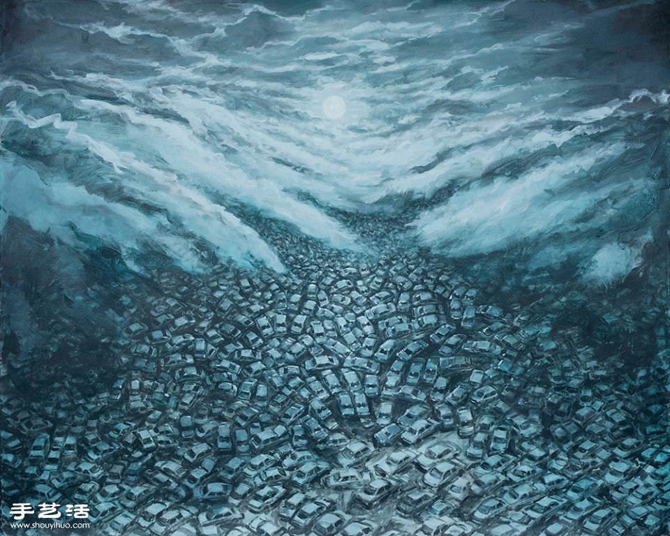 舊金山藝術(shù)家MICHAEL KERBOW超現(xiàn)實(shí)畫作 -  rpnrmr.com