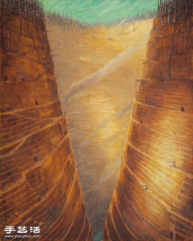 舊金山藝術(shù)家MICHAEL KERBOW超現(xiàn)實(shí)畫作 -  rpnrmr.com