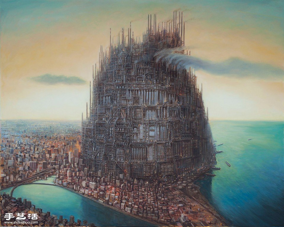 舊金山藝術(shù)家MICHAEL KERBOW超現(xiàn)實(shí)畫作 -  rpnrmr.com