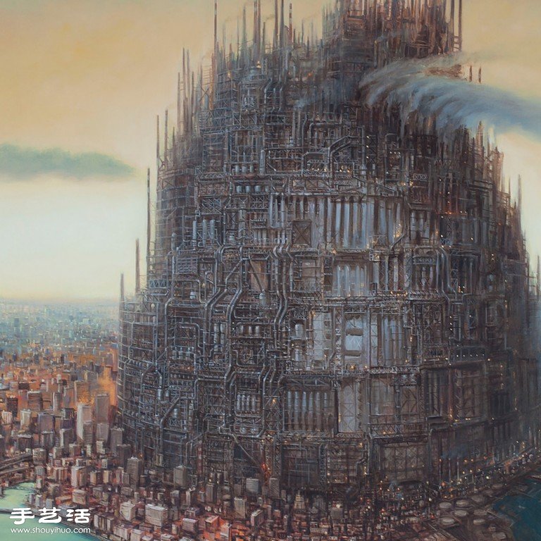 舊金山藝術(shù)家MICHAEL KERBOW超現(xiàn)實(shí)畫作 -  rpnrmr.com