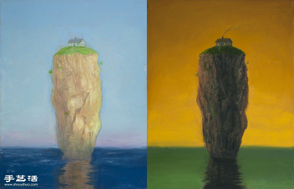舊金山藝術(shù)家MICHAEL KERBOW超現(xiàn)實(shí)畫作 -  rpnrmr.com