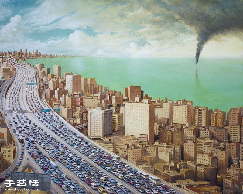 舊金山藝術(shù)家MICHAEL KERBOW超現(xiàn)實(shí)畫作 -  rpnrmr.com