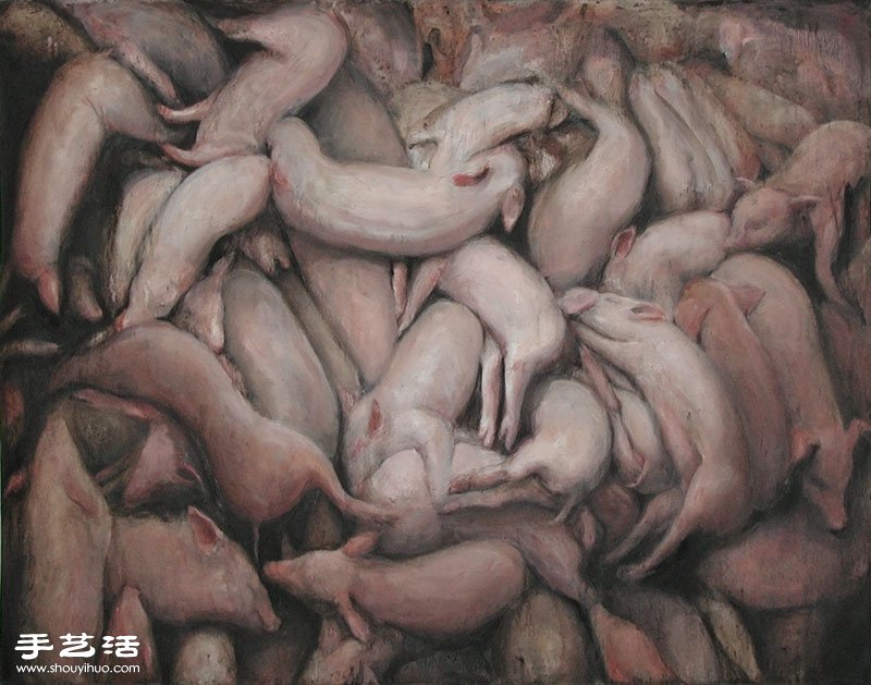 舊金山藝術(shù)家MICHAEL KERBOW超現(xiàn)實(shí)畫作 -  rpnrmr.com