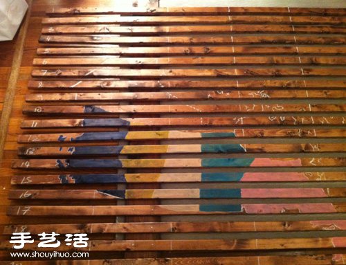 木條手工DIY制作裝飾畫 個(gè)性木條裝飾畫DIY -  rpnrmr.com