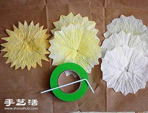 蛋糕紙托紙杯手工DIY逼真牡丹花圖解教程 -  rpnrmr.com